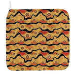 Australian Aboriginal Pattern Print Hand Towel
