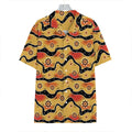 Australian Aboriginal Pattern Print Hawaiian Shirt