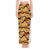 Australian Aboriginal Pattern Print High Slit Maxi Skirt