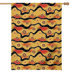 Australian Aboriginal Pattern Print House Flag