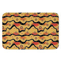 Australian Aboriginal Pattern Print Indoor Door Mat