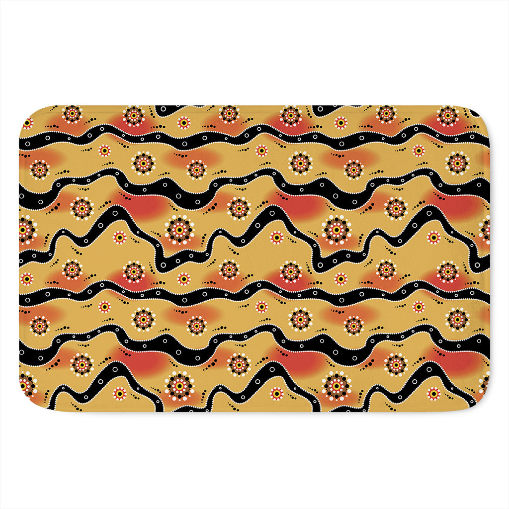 Australian Aboriginal Pattern Print Indoor Door Mat