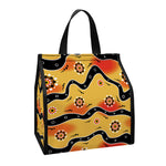 Australian Aboriginal Pattern Print Insulated Lunch Tote