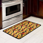 Australian Aboriginal Pattern Print Kitchen Mat