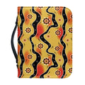 Australian Aboriginal Pattern Print Leather Bible Cover