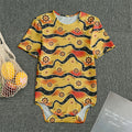 Australian Aboriginal Pattern Print Men's Bodysuit