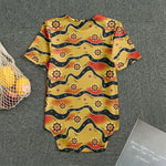 Australian Aboriginal Pattern Print Men's Bodysuit