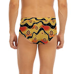Australian Aboriginal Pattern Print Men's Briefs
