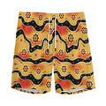 Australian Aboriginal Pattern Print Men's Athletic Shorts