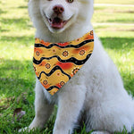 Australian Aboriginal Pattern Print Over The Collar Dog Bandana