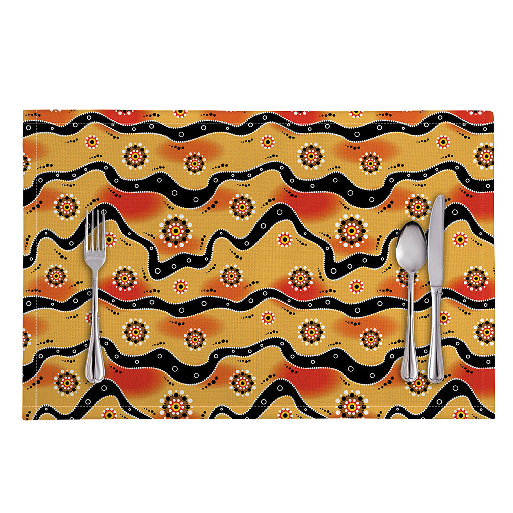Australian Aboriginal Pattern Print Placemat