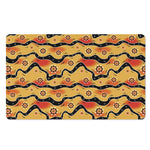 Australian Aboriginal Pattern Print Polyester Doormat
