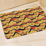 Australian Aboriginal Pattern Print Polyester Doormat