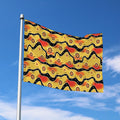 Australian Aboriginal Pattern Print Polyester Flag