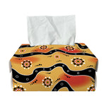 Australian Aboriginal Pattern Print Rectangle Tissue Box Cover