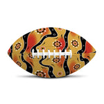 Australian Aboriginal Pattern Print Rugby Ball