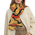 Australian Aboriginal Pattern Print Scarf