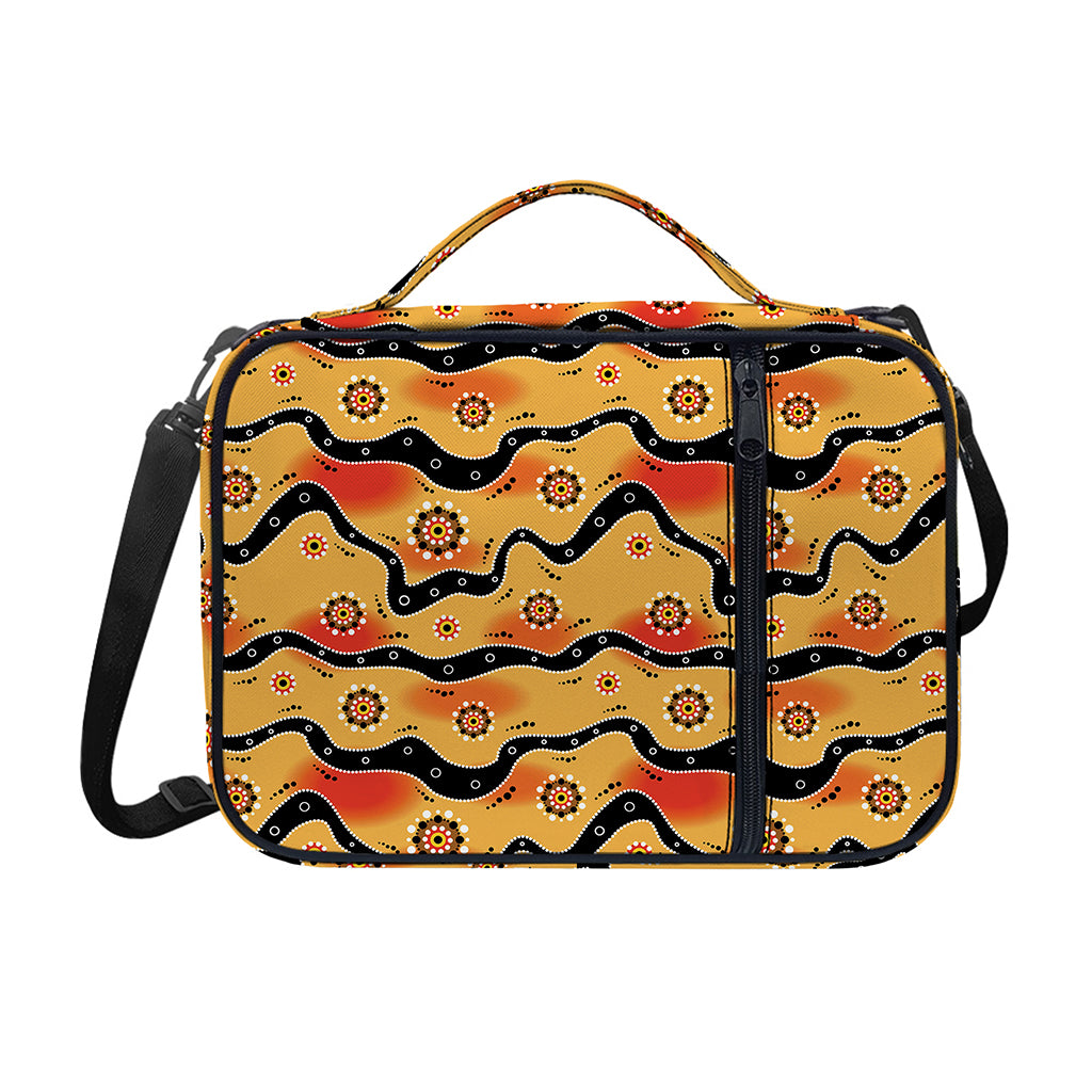 Australian Aboriginal Pattern Print Shoulder Strap Bible Bag