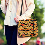 Australian Aboriginal Pattern Print Shoulder Strap Bible Bag