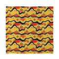 Australian Aboriginal Pattern Print Silk Bandana