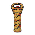 Australian Aboriginal Pattern Print Single Neoprene Wine Tote