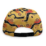 Australian Aboriginal Pattern Print Snapback Cap