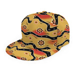 Australian Aboriginal Pattern Print Snapback Cap