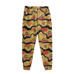 Australian Aboriginal Pattern Print Sweatpants