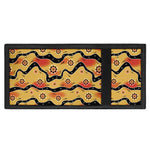 Australian Aboriginal Pattern Print Trifold Wallet