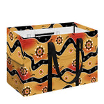 Australian Aboriginal Pattern Print Utility Tote Bag