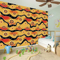 Australian Aboriginal Pattern Print Wall Sticker