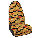 Australian Aboriginal Pattern Print Waterproof Car Seat Cover