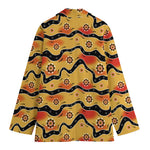 Australian Aboriginal Pattern Print Women's Blazer