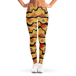 Australian Aboriginal Pattern Print Women's Leggings
