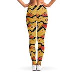 Australian Aboriginal Pattern Print Women's Leggings