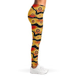 Australian Aboriginal Pattern Print Women's Leggings