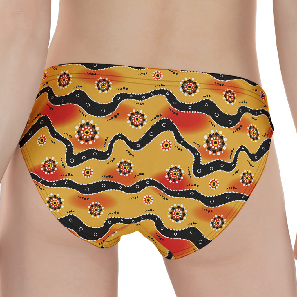 Australian Aboriginal Pattern Print Women's Panties