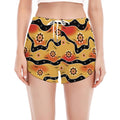 Australian Aboriginal Pattern Print Women's Split Running Shorts