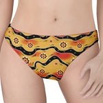 Australian Aboriginal Pattern Print Women's Thong