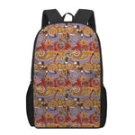 Australian Animals Pattern Print 17 Inch Backpack