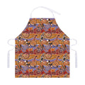 Australian Animals Pattern Print Adjustable Apron