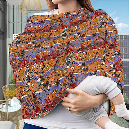 Australian Animals Pattern Print Baby Seat Cover