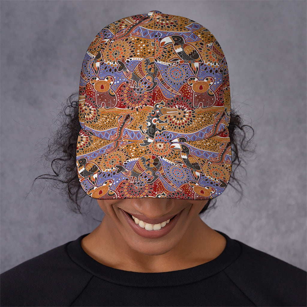 Australian Animals Pattern Print Baseball Cap