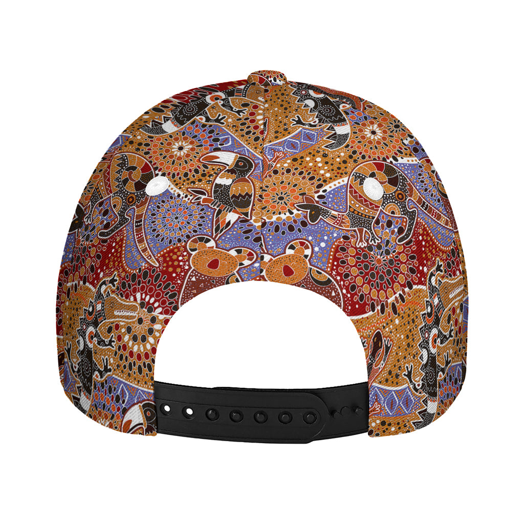 Australian Animals Pattern Print Baseball Cap