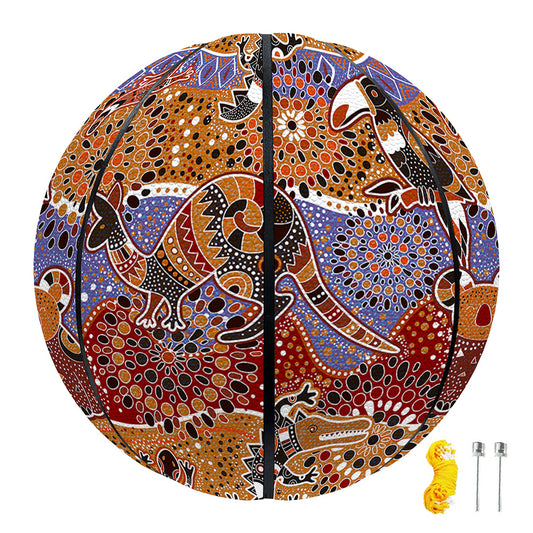 Australian Animals Pattern Print Basketball