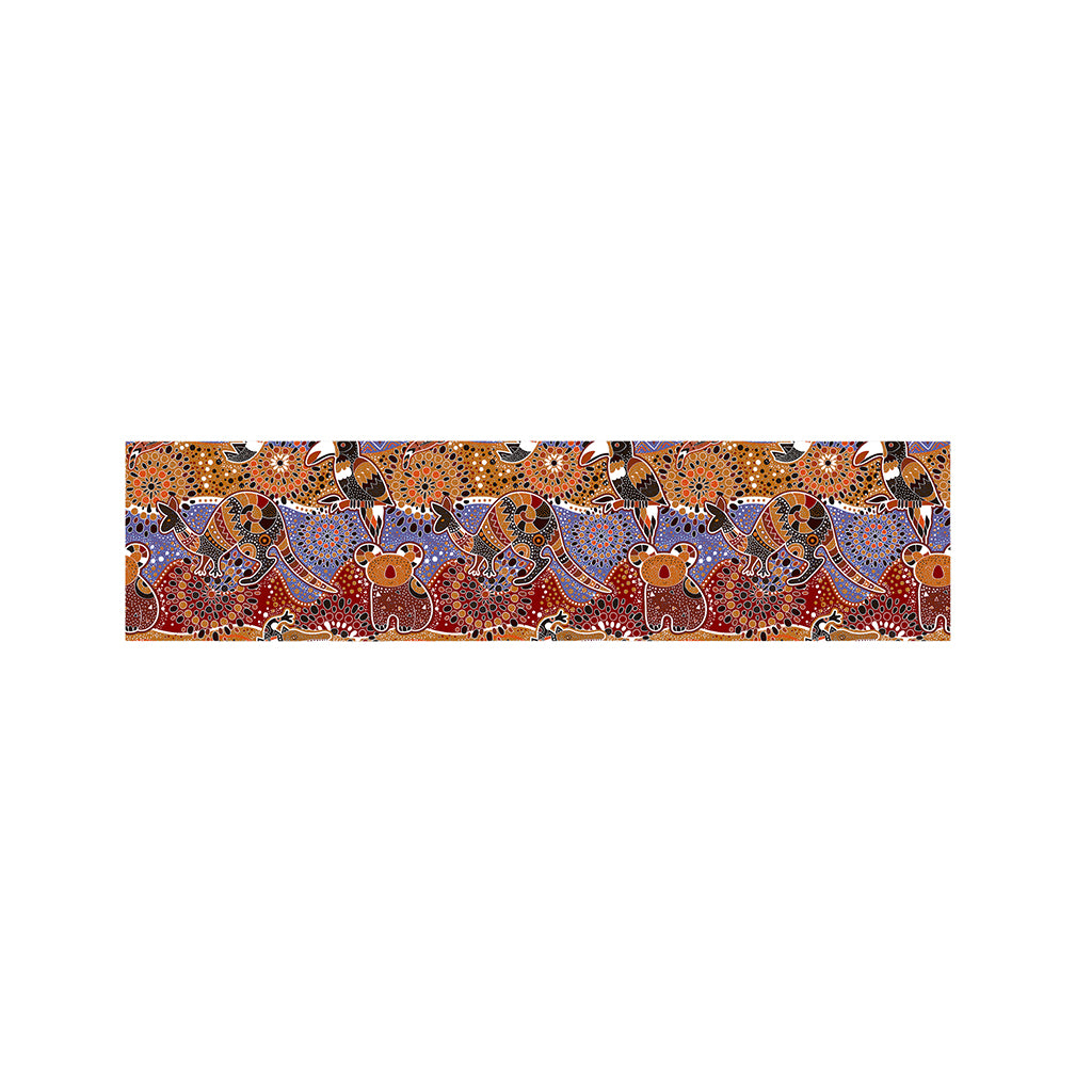Australian Animals Pattern Print Bed Runner