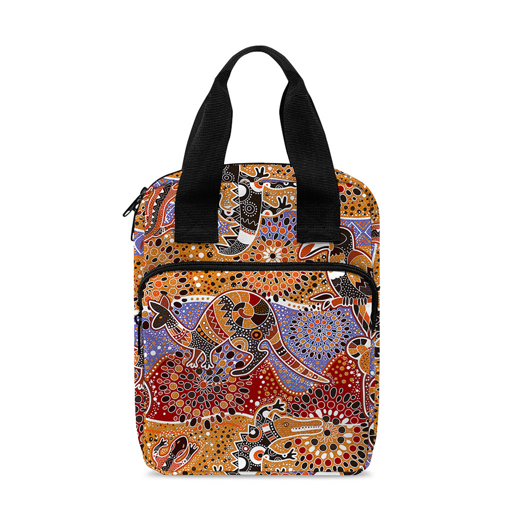 Australian Animals Pattern Print Bible Tote Bag