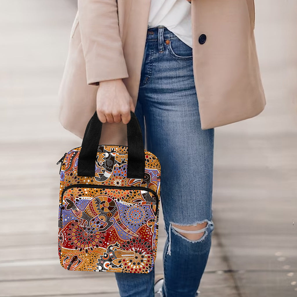 Australian Animals Pattern Print Bible Tote Bag