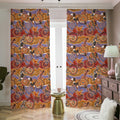 Australian Animals Pattern Print Dimout Pencil Pleat Curtains