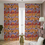 Australian Animals Pattern Print Blackout Pencil Pleat Curtains